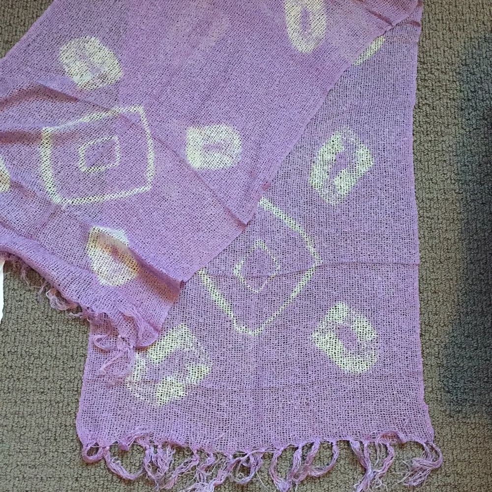 Lavender scarf